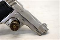 Beretta MODEL 1934 semi-automatic pistol  .380 ACP 9mm Corto  NICKEL EXAMPLE  1939-XVII  C&R ELIGIBLE  Img-13