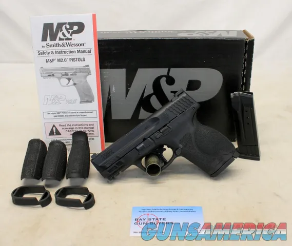 Smith & Wesson M&P 2.0 semi-automatic pistol APEX TRIGGER 9mm Box & Extras Img-1