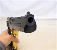 IMI Desert Eagle GOLD & BLACK .50AE caliber semi-automatic pistol SCARCE