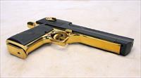IMI Desert Eagle GOLD & BLACK .50AE caliber semi-automatic pistol SCARCE