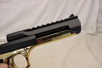 IMI Desert Eagle GOLD & BLACK .50AE caliber semi-automatic pistol SCARCE