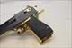 IMI Desert Eagle GOLD & BLACK .50AE caliber semi-automatic pistol SCARCE