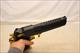 IMI Desert Eagle GOLD & BLACK .50AE caliber semi-automatic pistol SCARCE