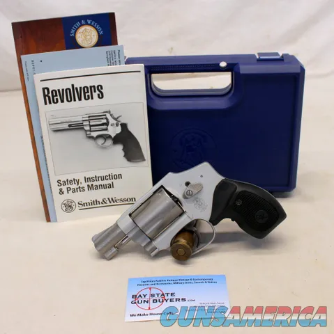 Smith & Wesson MODEL 642-2 AIRWEIGHT Revolver 3SPL Box CRIMSON TRACE GRIPS Img-1