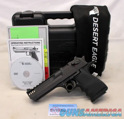 Like New DESERT EAGLE Mark XIX semi-automatic pistol 50AE Caliber BOX & Mag