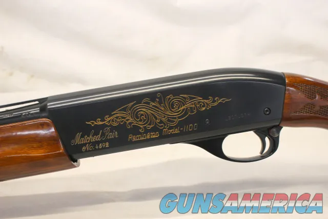 Remington 1100 MATCHED PAIR #4592 semi-auto shotgun set  410Ga 28Ga  EXC Img-4