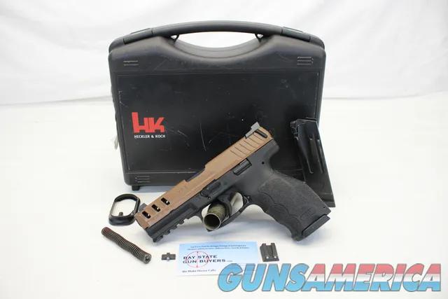 HK VP9 semi-automatic pistol ~ 9mm ~ Case, Magazines and Extras ~ Heckler & Koch ~ MIDNIGHT BRONZE