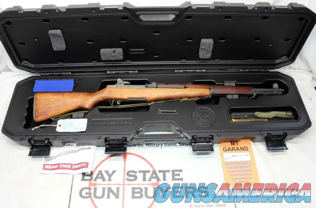 1943 SPRINGFIELD ARMORY CMP M1 Garand Rifle 30 cal w CASE, Manual & Extras