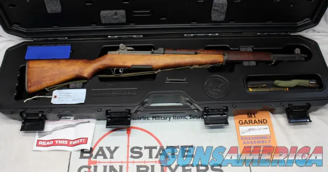 1943 SPRINGFIELD ARMORY CMP M1 Garand Rifle 30 cal w CASE, Manual & Extras