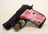 Taurus Model PT-22 semi-automatic pistol  TIP OUT BARREL  Pink MOP Grips  Box & Manual Img-2