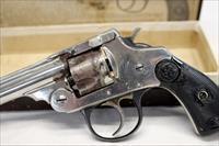 Iver Johnson SAFETY HAMMER Double Action revolver  .32 S&W  FIRST MODEL  Original Box Img-3