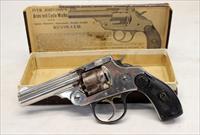 Iver Johnson SAFETY HAMMER Double Action revolver  .32 S&W  FIRST MODEL  Original Box Img-18