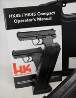 Heckler & Koch 45 semi-automatic full size pistol  .45ACP  Excellent Pre-owned Condition Img-21