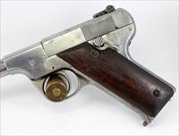scarce FIALA Model 1920 semi-automatic pistol  .22LR  NICKEL  Butt Stock Bracket & Buttplate Included Img-2
