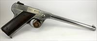 scarce FIALA Model 1920 semi-automatic pistol  .22LR  NICKEL  Butt Stock Bracket & Buttplate Included Img-5