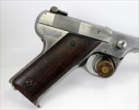 scarce FIALA Model 1920 semi-automatic pistol  .22LR  NICKEL  Butt Stock Bracket & Buttplate Included Img-6