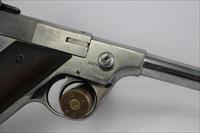 scarce FIALA Model 1920 semi-automatic pistol  .22LR  NICKEL  Butt Stock Bracket & Buttplate Included Img-8
