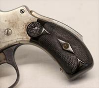 Smith & Wesson SAFETY HAMMERLESS revolver  .32 s&w  LEMON SQUEEZER / NEW DEPARTURE  Nickel  Img-5