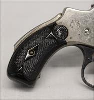 Smith & Wesson SAFETY HAMMERLESS revolver  .32 s&w  LEMON SQUEEZER / NEW DEPARTURE  Nickel  Img-6
