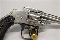 Smith & Wesson SAFETY HAMMERLESS revolver  .32 s&w  LEMON SQUEEZER / NEW DEPARTURE  Nickel  Img-7