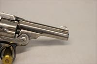 Smith & Wesson SAFETY HAMMERLESS revolver  .32 s&w  LEMON SQUEEZER / NEW DEPARTURE  Nickel  Img-8