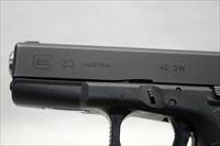Glock Model 23 GEN 2 semi-automatic pistol  .40 SW  MASS COMPLIANT GUN  Case, Manual and 2 Magazines Img-6