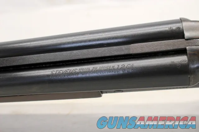 STEVENS Model 311 Series H SxS Shotgun 12Ga. CASE COLORS 26" Barrel