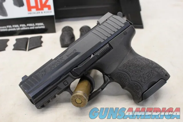 HK P30SK semi-automatic pistol ~ 9mm ~ Case, Manual, Magazines and Extras!