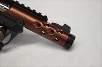 Ruger MKIV LITE 22/45 semi-automatic pistol  .22LR  Orange Slide BOX & MANUAL Img-7