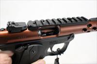 Ruger MKIV LITE 22/45 semi-automatic pistol  .22LR  Orange Slide BOX & MANUAL Img-15