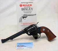 Ruger New Model BISLEY Single Six Revolver  .22LR  MANUAL  1986 Mfg. Img-1