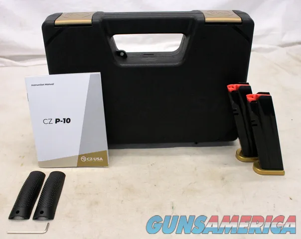 CZ Model P-10 COMPETITION semi-automatic pistol ~ 9mm ~ Case & Manual ~ MA OK