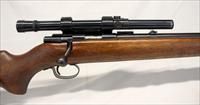 Winchester Model 72A tube-fed bolt action rifle  .22 S, L, LR  Weaver B4 Scope Img-2