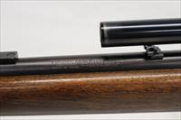 Winchester Model 72A tube-fed bolt action rifle  .22 S, L, LR  Weaver B4 Scope Img-4