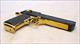 IMI Desert Eagle GOLD & BLACK .50AE caliber semi-automatic pistol SCARCE