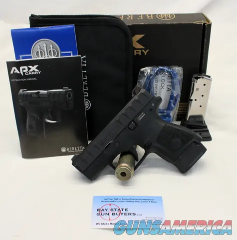 Beretta APX semi-automatic pistol COMPACT 9mm Box Manual (2) Mags