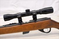 JC HIGGINS Model 42 (Marlin Model 80) Bolt Action Rifle ~ .22 S L LR ~ 22" Barrel ~ Bushnell SPORTVIEW Scope