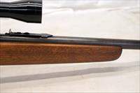 JC HIGGINS Model 42 (Marlin Model 80) Bolt Action Rifle ~ .22 S L LR ~ 22" Barrel ~ Bushnell SPORTVIEW Scope