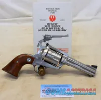 1977 Ruger NEW MODEL BLACKHAWK Revolver .357 Mag STAINLESS 4.75"