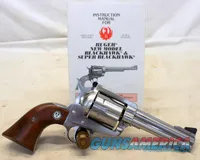 1977 Ruger NEW MODEL BLACKHAWK Revolver .357 Mag STAINLESS 4.75"