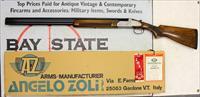Angelo ZOLI Airone O/U Shotgun  12Ga.  28 Barrels  FULL/MOD  Original Box & Certificate Img-1