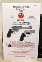 Ruger SUPER REDHAWK Double Action Revolver  .44 Magnum  9.5 Barrel  BOX, MANUAL & SCOPE RINGS Img-14