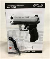 Walther PK380 semi-automatic pistol  .380ACP  Manual, Extra Magazine & Take-down Tool Img-15
