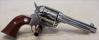 Ruger VAQUERO Old Model Single Action Revolver  .45 Colt   5 1/2   STAINLESS STEEL  Box and Manual  1996 Mfgd. Img-13