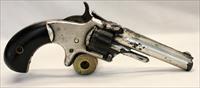 Antique Smith & Wesson MODEL 1 3rd ISSUE revolver  .22 Short  Nickel Plated  FULLY FUNCTIONING  Img-5