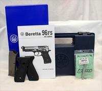 Beretta Model 96FS INOX semi-automatic pistol  Stainless  .40 S&W  Original Box, Manual & 2 Magazines Img-14