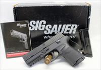 Sig Sauer P250c semi-automatic pistol ~ 9mm ~ MASS COMPLIANT ~ Box, Manual & Manual