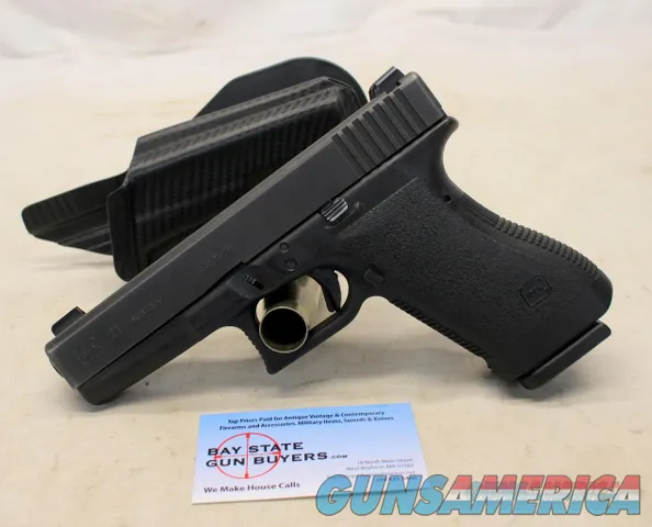 pre-ban GLOCK 21 Gen 2 semi-automatic pistol 45ACP Kydex Holster MA OK