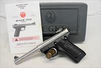 Ruger Model 22/45 semi-automatic pistol  5 Tapered Barrel  .22LR  BOX & MANUAL Img-1