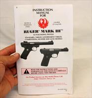 Ruger Mark III Target Pistol  .22LR  Complete Gun with Box, Manual & 2 Factory Magazines Img-18